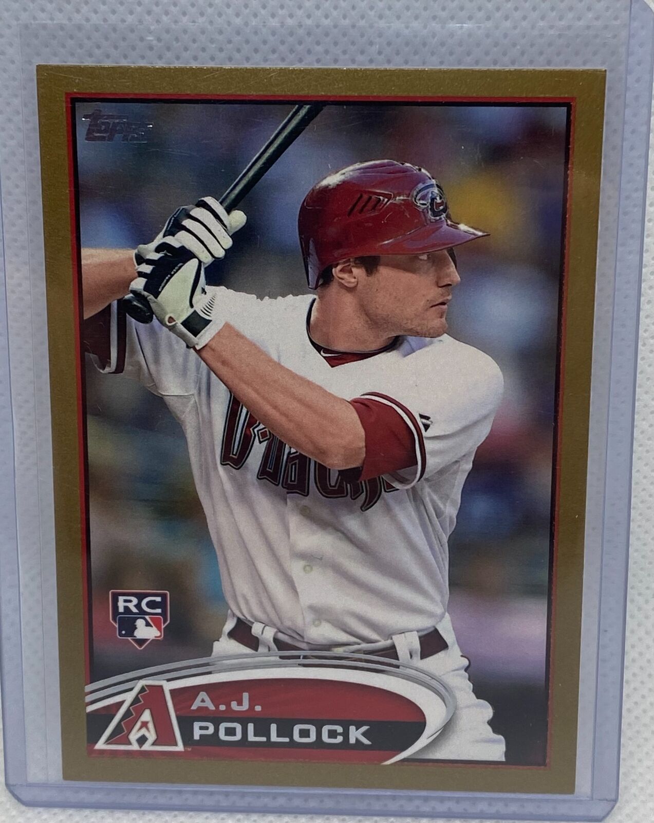 A.J POLLOCK 2012 TOPPS GOLD ROOKIE RC #D 2007/2012