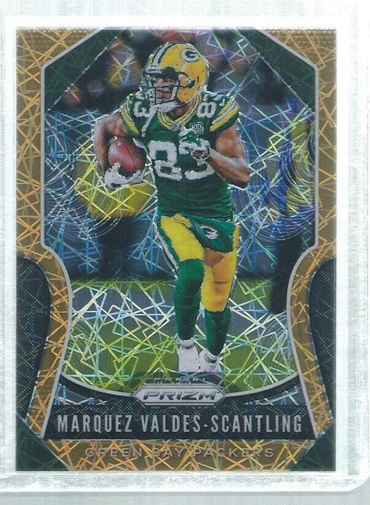 MARQUEZ VALDES-SCANTLING 2019 PANINI PRIZM ORANGE LAZER PRIZMS #117