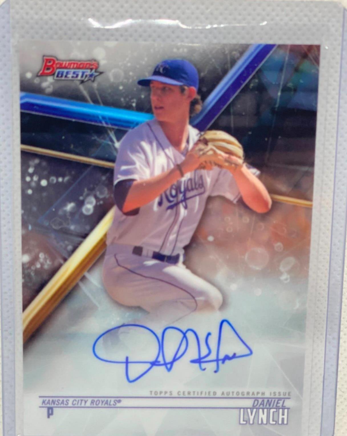 DANIEL LYNCH 2018 TOPPS BOWMAN'S BEST PROSPECT ON CARD AUTO #B18-DL