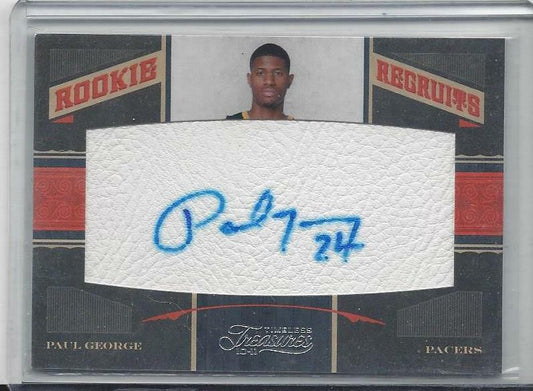 PAUL GEORGE 2010-11 TIMELESS TREASURES ROOKIE RECRUITS ON CARD AUTO RC #D /299