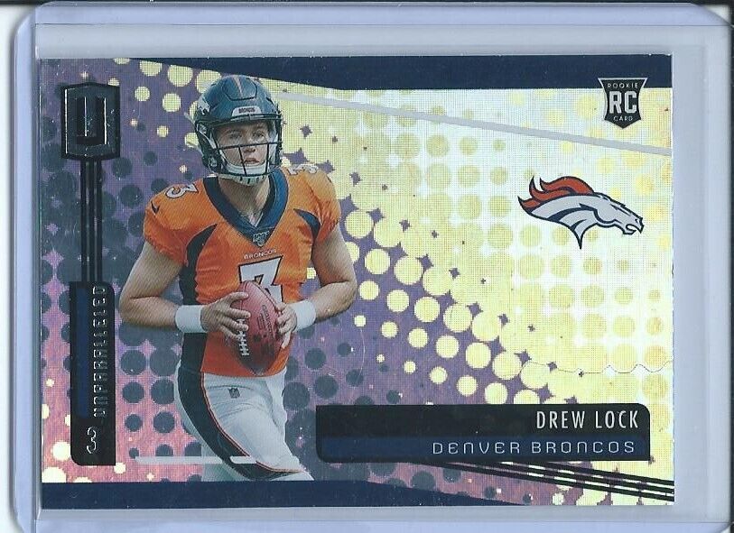 DREW LOCK 2019 PANINI UNPARALLELED TRUE ROOKIE RC #217
