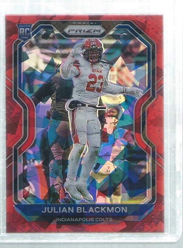 JULIAN BLACKMON 2020 PANINI PRIZM RED ICE PRIZMS ROOKIE RC #330