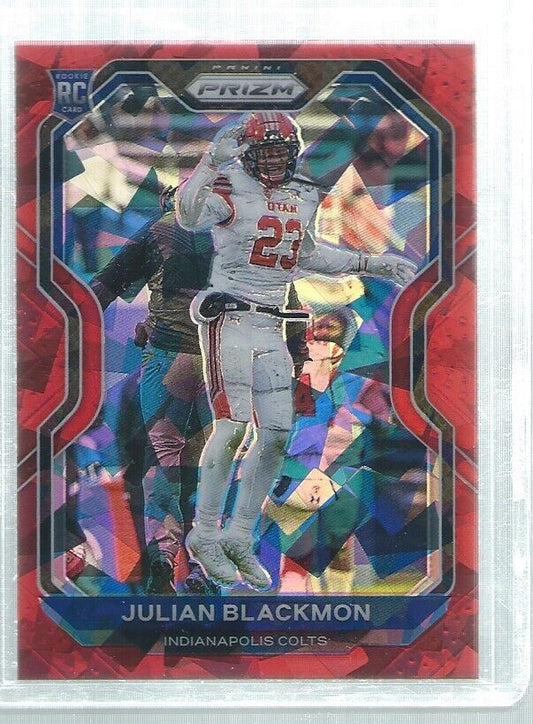 JULIAN BLACKMON 2020 PANINI PRIZM RED ICE PRIZMS ROOKIE RC #330