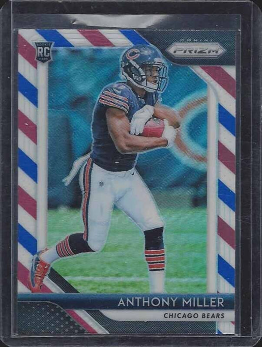 ANTHONY MILLER 2018 PANINI PRIZM RED WHITE BLUE ROOKIE PRIZMS RC #220