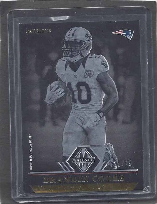 BRANDIN COOKS 2017 PANINI MAJESTIC GOLD PATRIOTS #D 21/25