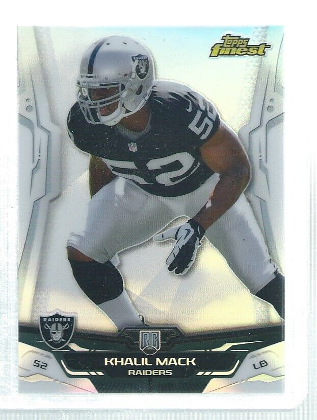 KHALIL MACK 2014 TOPPS FINEST REFRACTOR ROOKIE RC #119