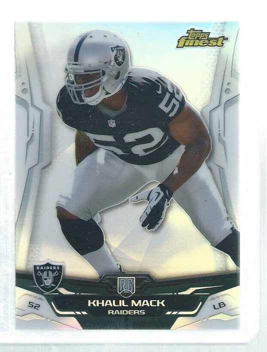 KHALIL MACK 2014 TOPPS FINEST REFRACTOR ROOKIE RC #119