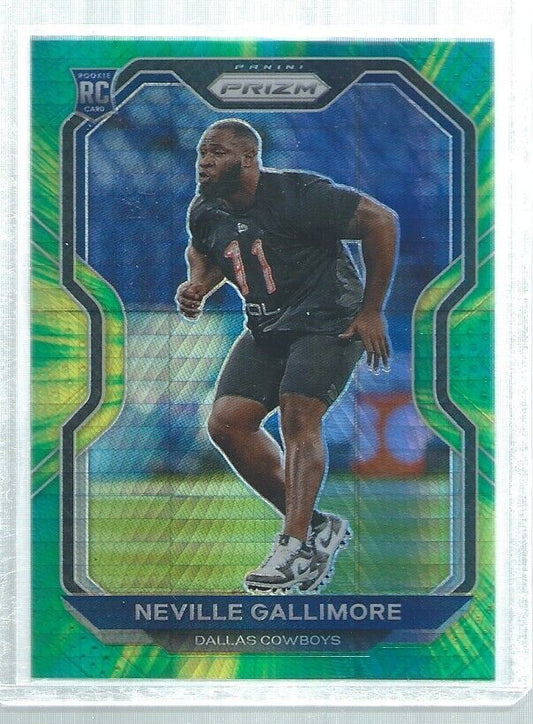 NEVILLE GALLIMORE 2020 PANINI PRIZM HYPER PRIZMS ROOKIE RC #D 58/275