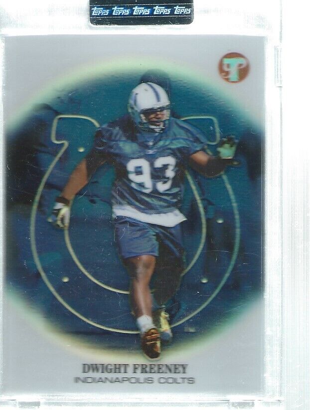 DWIGHT FREENEY 2002 TOPPS PLATINUM REFRACTOR ROOKIE RC #D 927/999