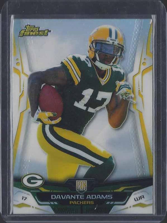 DAVANTE ADAMS 2014 TOPPS FINEST ROOKIE REFRACTOR RC #130