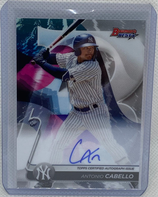 ANTONIO CABELLO 2020 TOPPS BOWMAN'S BEST PROSPECT ON CARD AUTO #B20-AC