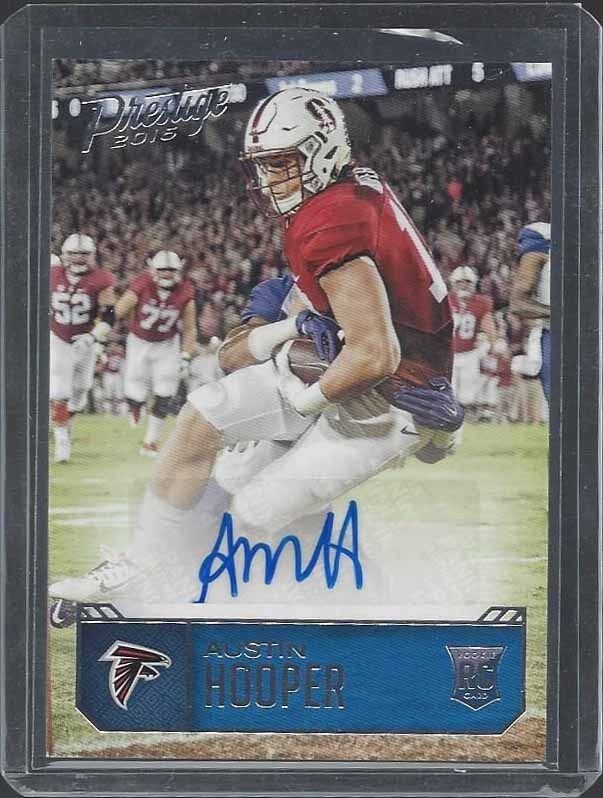 AUSTIN HOOPER 2016 PRESTIGE FALCONS STANFORD ROOKIE AUTO RC