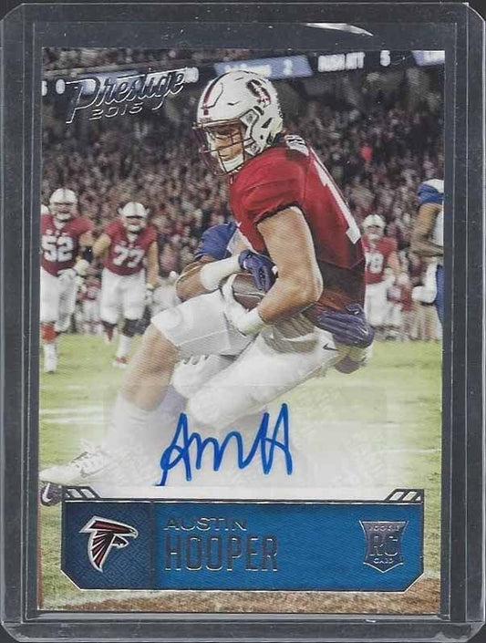 AUSTIN HOOPER 2016 PRESTIGE FALCONS STANFORD ROOKIE AUTO RC