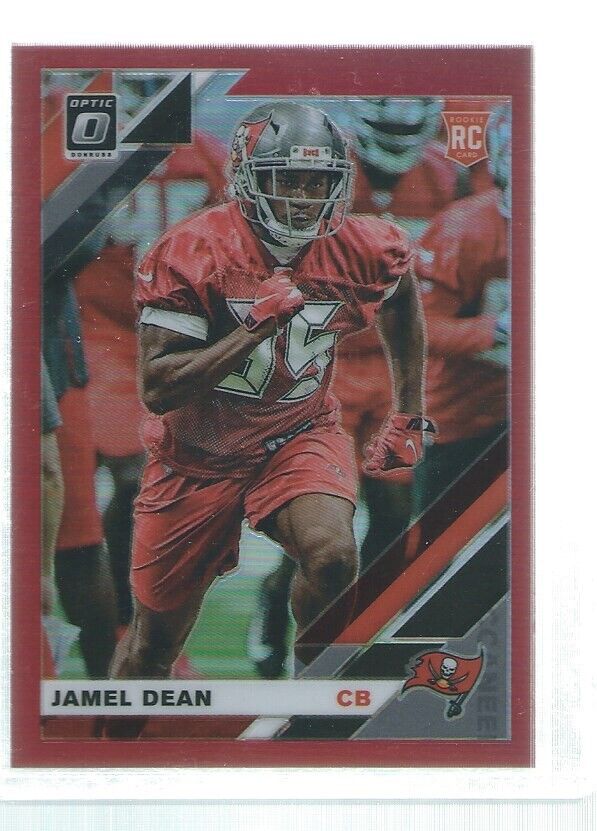 JAMEL DEAN 2019 DONRUSS OPTIC HOLO RED ROOKIE RC #D 27/99