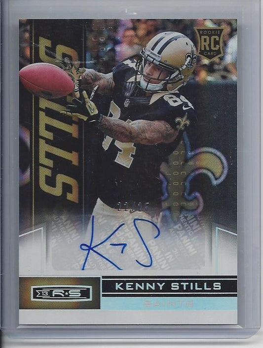 KENNY STILLS 2013 ROOKIES & STARS LONGEVITY HOLOFOIL ROOKIE AUTO RC #D 22/25
