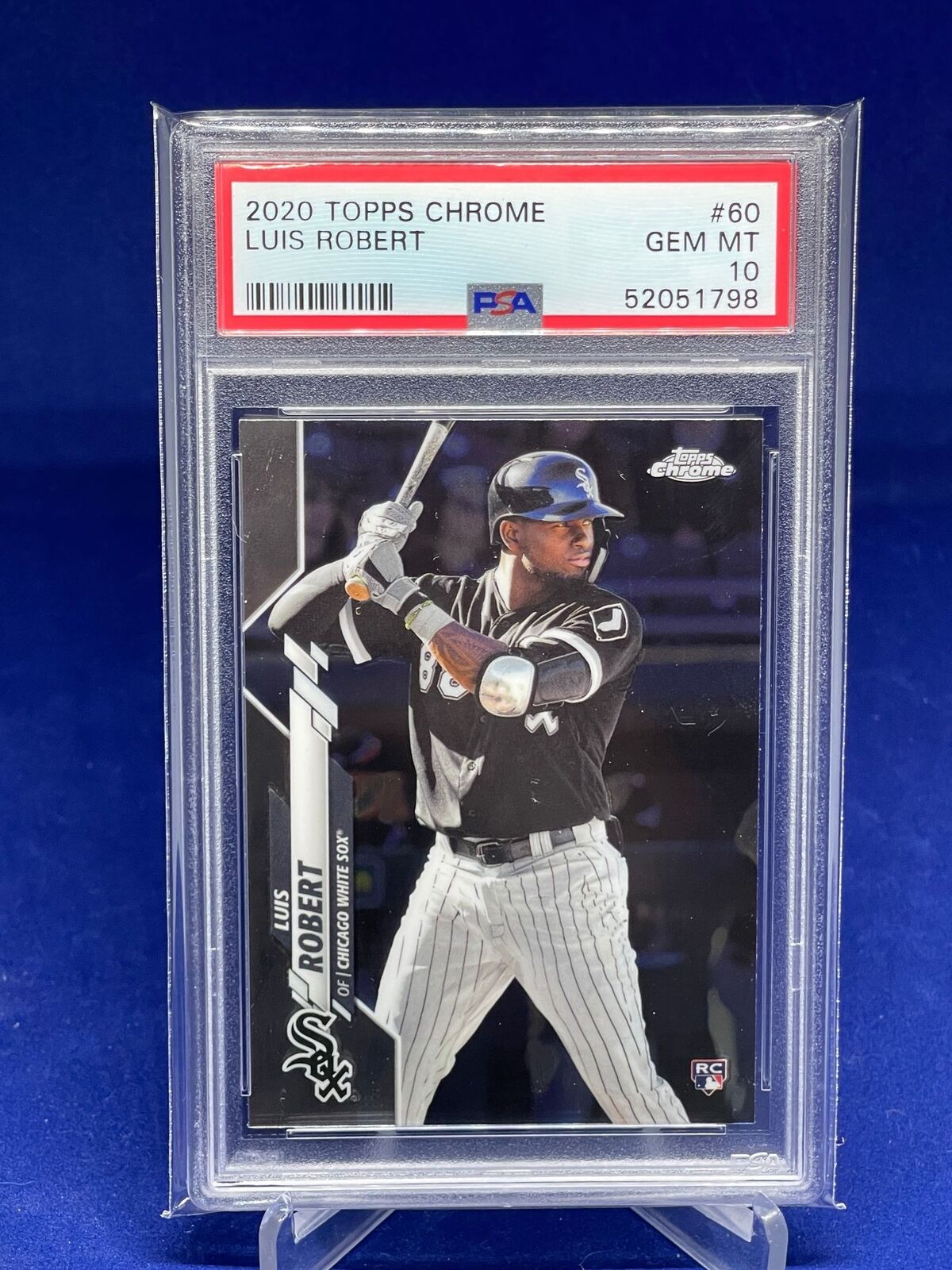 LUIS ROBERT 2020 TOPPS CHROME ROOKIE RC #60 PSA 10 GEM MINT