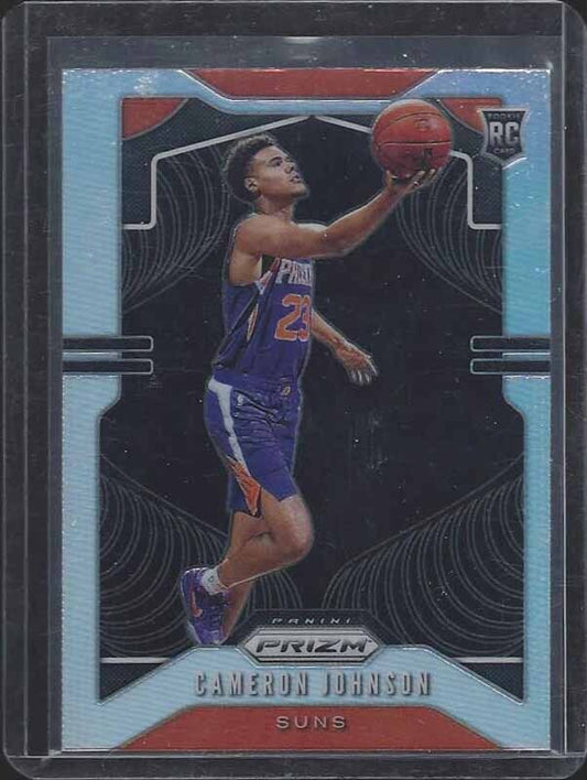 CAMERON JOHNSON 2019-20 PANINI PRIZM SILVER ROOKIE PRIZMS SSP RC #257