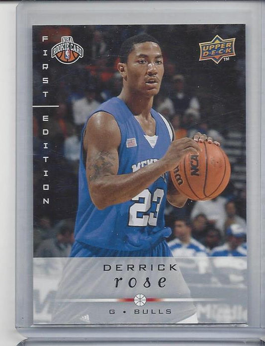DERRICK ROSE 2008-09 UPPER DECK FIRST EDITION TRUE ROOKIE RC #259