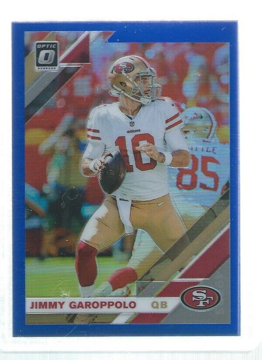 JIMMY GAROPPOLO 2019 DONRUSS OPTIC HOLO BLUE #D 61/150