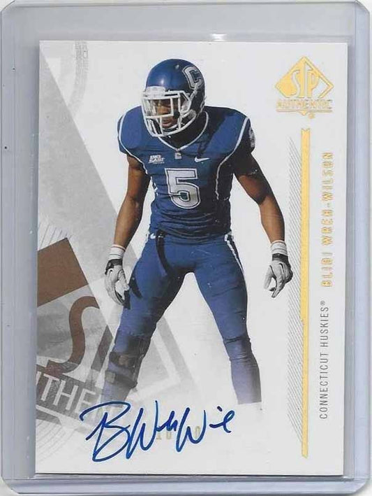 BLIDI WREH WILSON 2013 SP AUTHENTIC SP ON CARD GOLD ROOKIE AUTO RC #D 10/10