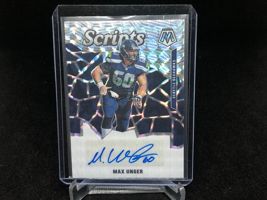 MAX UNGER 2020 PANINI MOSAIC SCRIPTS PRIZM AUTO