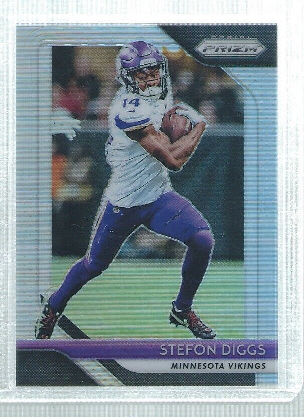 STEFON DIGGS 2018 PANINI PRIZM SILVER PRIZMS SP #80