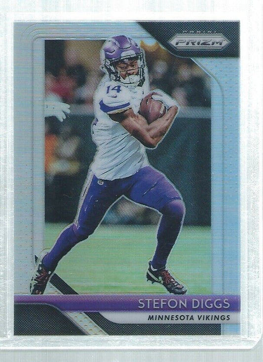 STEFON DIGGS 2018 PANINI PRIZM SILVER PRIZMS SP #80
