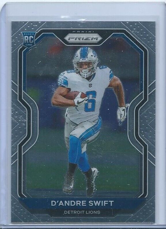 D'ANDRE SWIFT 2020 PANINI PRIZM TRUE ROOKIE RC #358