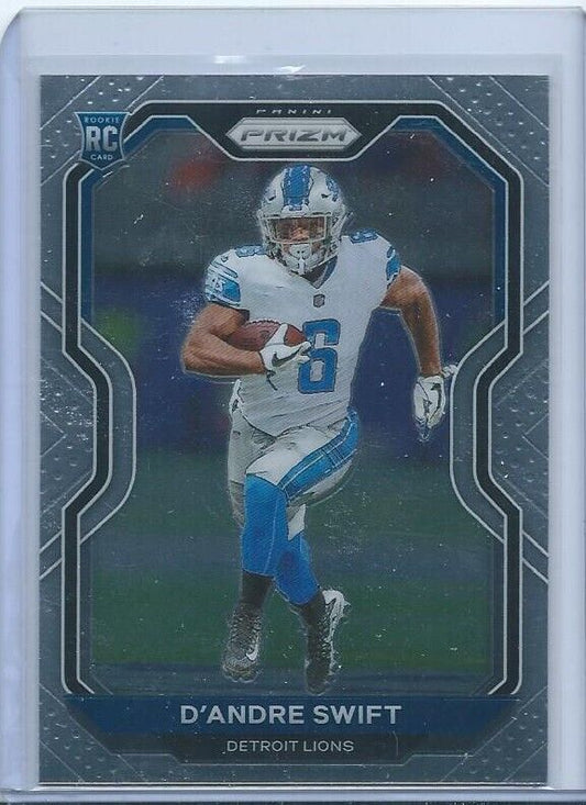 D'ANDRE SWIFT 2020 PANINI PRIZM TRUE ROOKIE RC #358