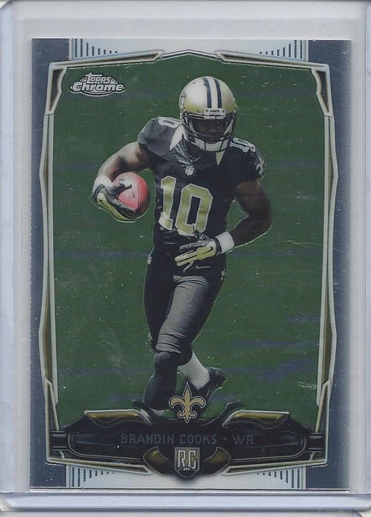 BRANDIN COOKS 2014 TOPPS CHROME SP PHOTO VARIATION SHORT PRINT VARIANT RC #149