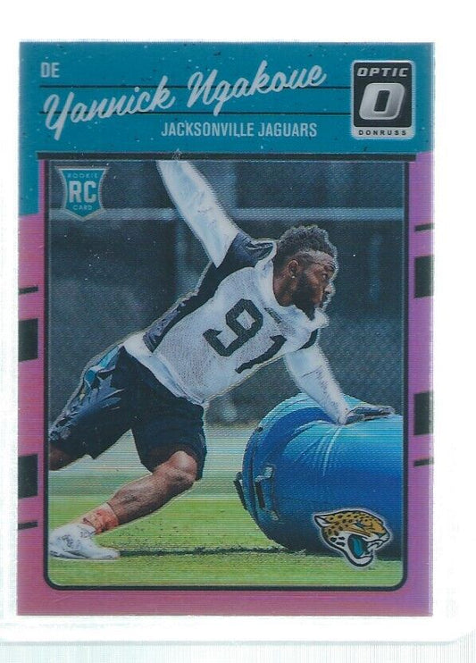 YANNICK NGAKOUE 2016 DONRUSS OPTIC HOLO PINK ROOKIE RC #150