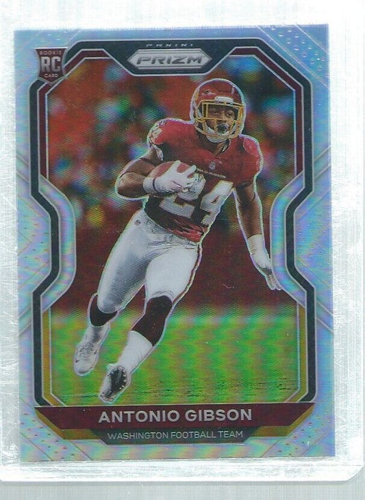 ANTONIO GIBSON 2020 PANINI PRIZM SILVER PRIZMS ROOKIE RC #384