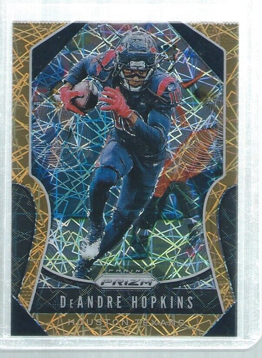 DEANDRE HOPKINS 2019 PANINI PRIZM ORANGE LAZER PRIZMS #132