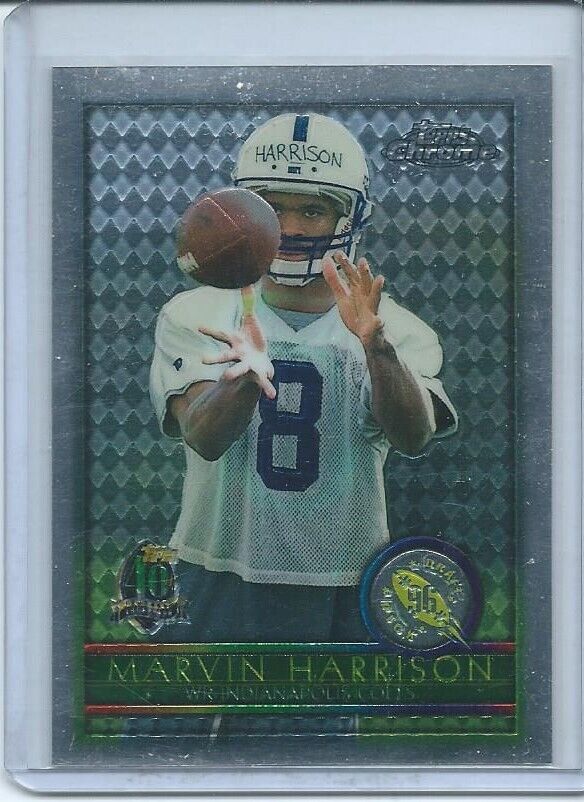 MARVIN HARRISON 1996 TOPPS CHROME TRUE ROOKIE RC #156