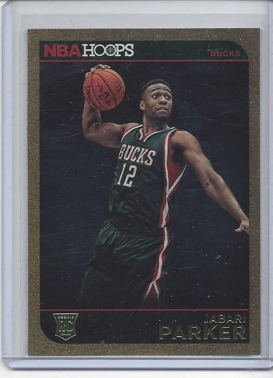 JABARI PARKER 2014-15 NBA HOOPS GOLD REFRACTOR PARALLEL ROOKIE RC #262
