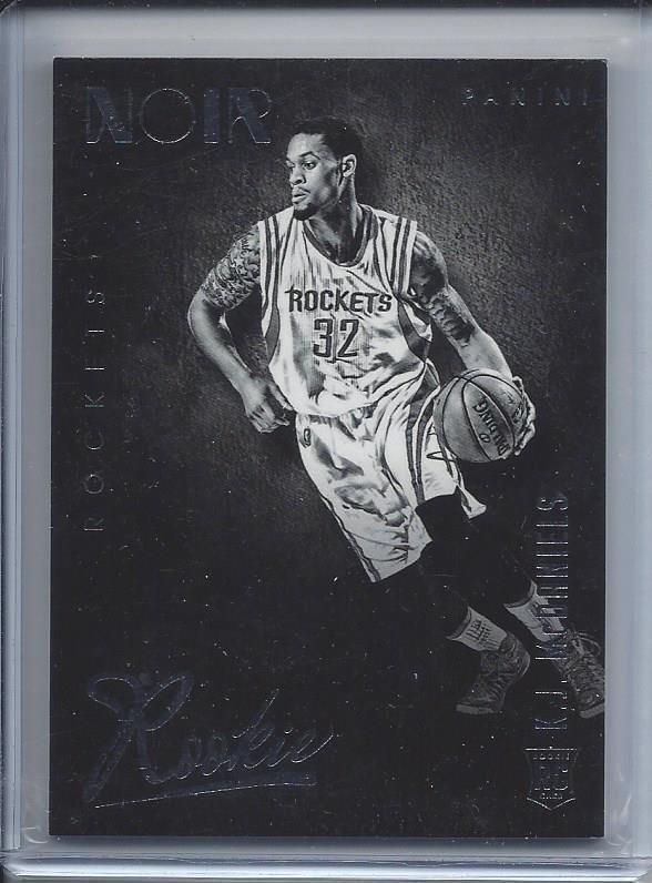 K.J. MCDANIELS 2014-15 PANINI NOIR ROCKETS ROOKIE RC #D 99/99