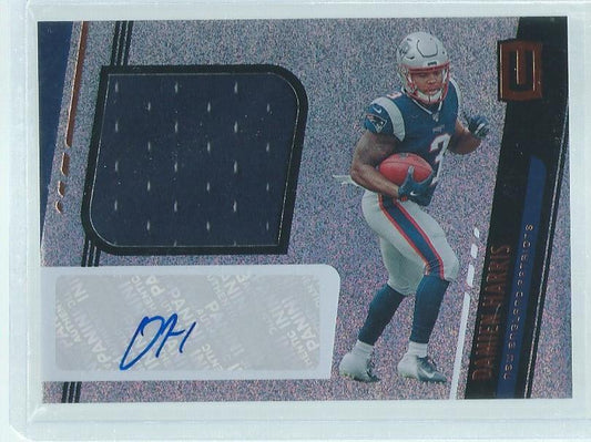 DAMIEN HARRIS 2019 PANINI UNPARALLELED JERSEY AUTO #308