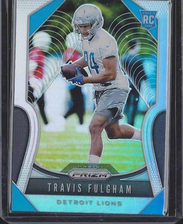 TRAVIS FULGHAM 2019 PANINI PRIZM ROOKIE SILVER PRIZMS SP RC #359