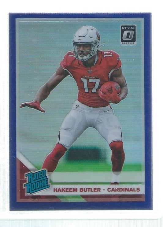 HAKEEM BUTLER 2019 DONRUSS OPTIC HOLO RATED ROOKIE PURPLE RC #D 20/50