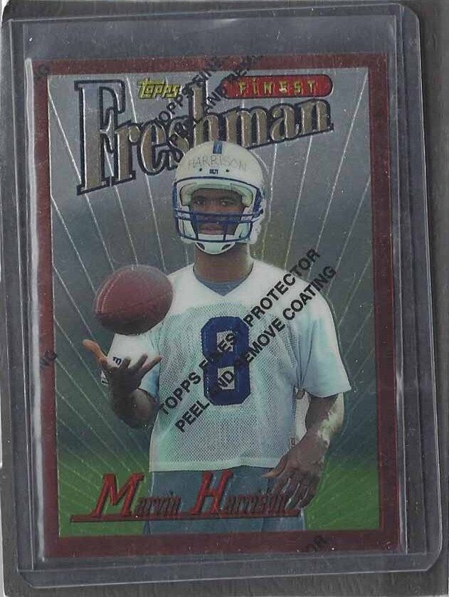 MARVIN HARRISON 1996 TOPPS FINEST COLTS TRUE ROOKIE RC #243