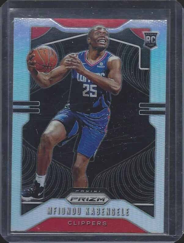 MFIONDU KABENGELE 2019-20 PANINI PRIZM SILVER ROOKIE PRIZMS SSP RC #271
