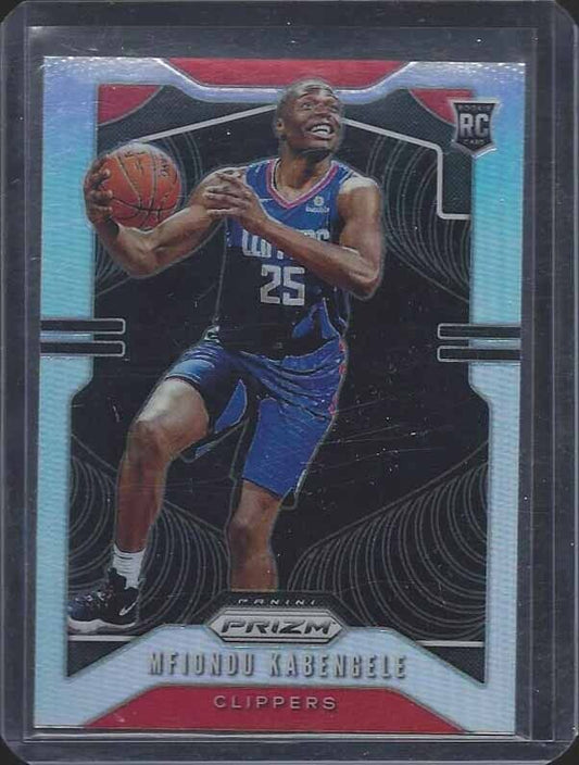 MFIONDU KABENGELE 2019-20 PANINI PRIZM SILVER ROOKIE PRIZMS SSP RC #271