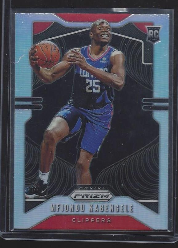 MFIONDU KABENGELE 2019-20 PANINI PRIZM SILVER ROOKIE PRIZMS SSP RC #271
