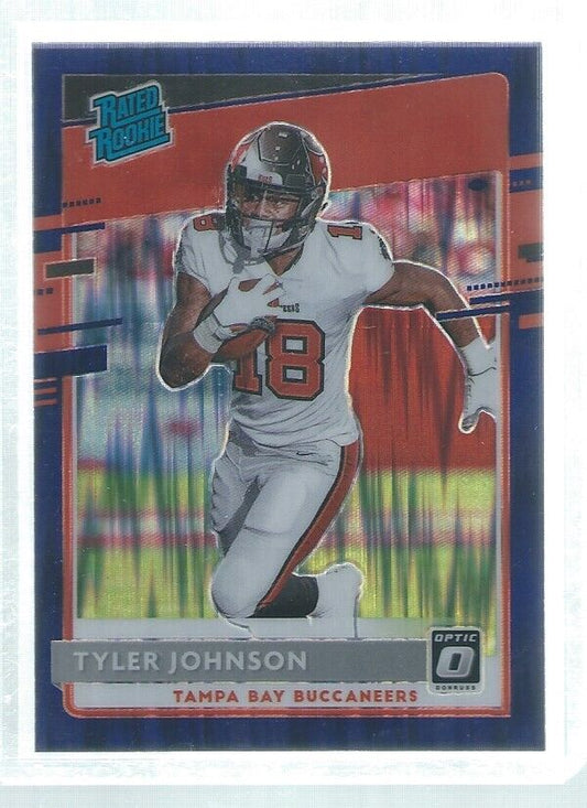 TYLER JOHNSON 2020 DONRUSS OPTIC HOLO RATED ROOKIE PURPLE SHOCK FLASH RC #192