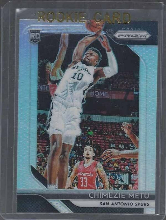 CHIMEZIE METU 2018-19 PANINI PRIZM SILVER PRIZMS ROOKIE RC #241