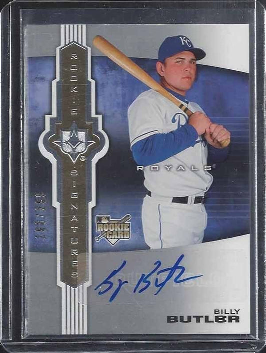 BILLY BUTLER 2007 ULTIMATE COLLECTION ROYALS ROOKIE AUTO RC #D 198/299