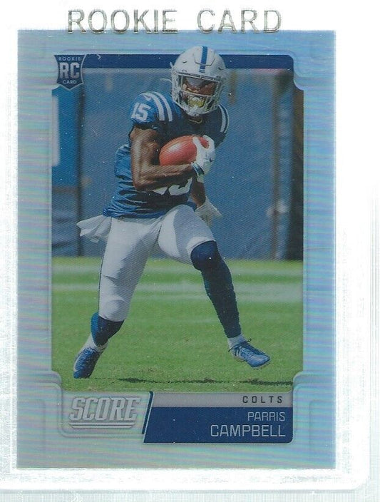 PARRIS CAMPBELL 2019 CHRONICLES SCORE SILVER PRIZM ROOKIE RC #452