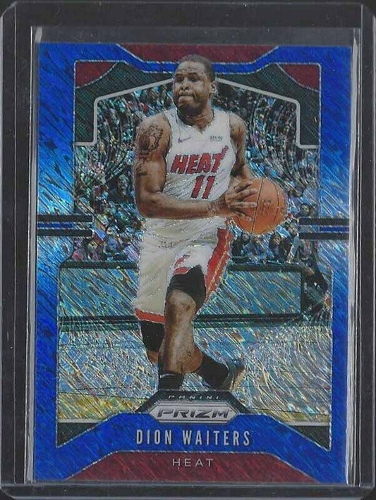 DION WAITERS 2019-20 PANINI PRIZM BLUE SHIMMER FIRST OFF THE LINE PRIZMS SSP #14