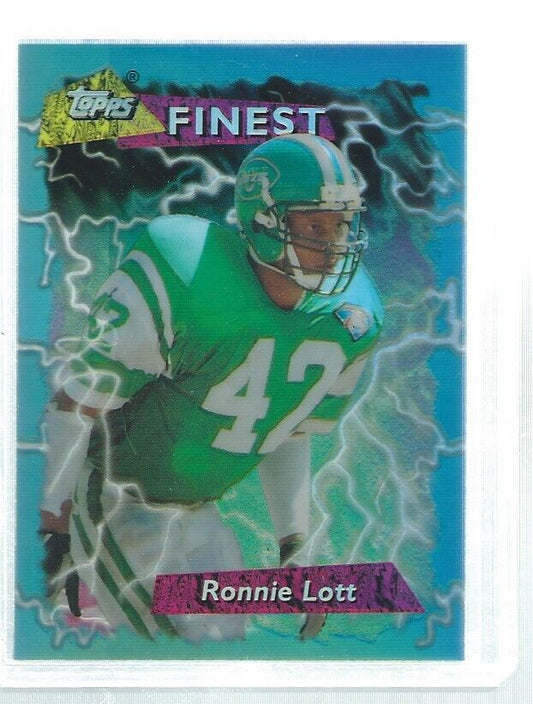 RONNIE LOTT 1995 TOPPS FINEST REFRACTOR #44