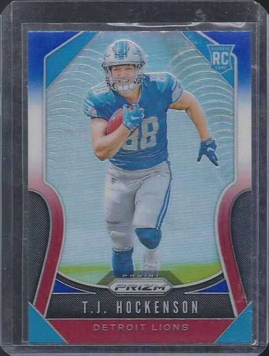 T.J. HOCKENSON 2019 PANINI PRIZM RED WHITE BLUE ROOKIE PRIZMS RC #364